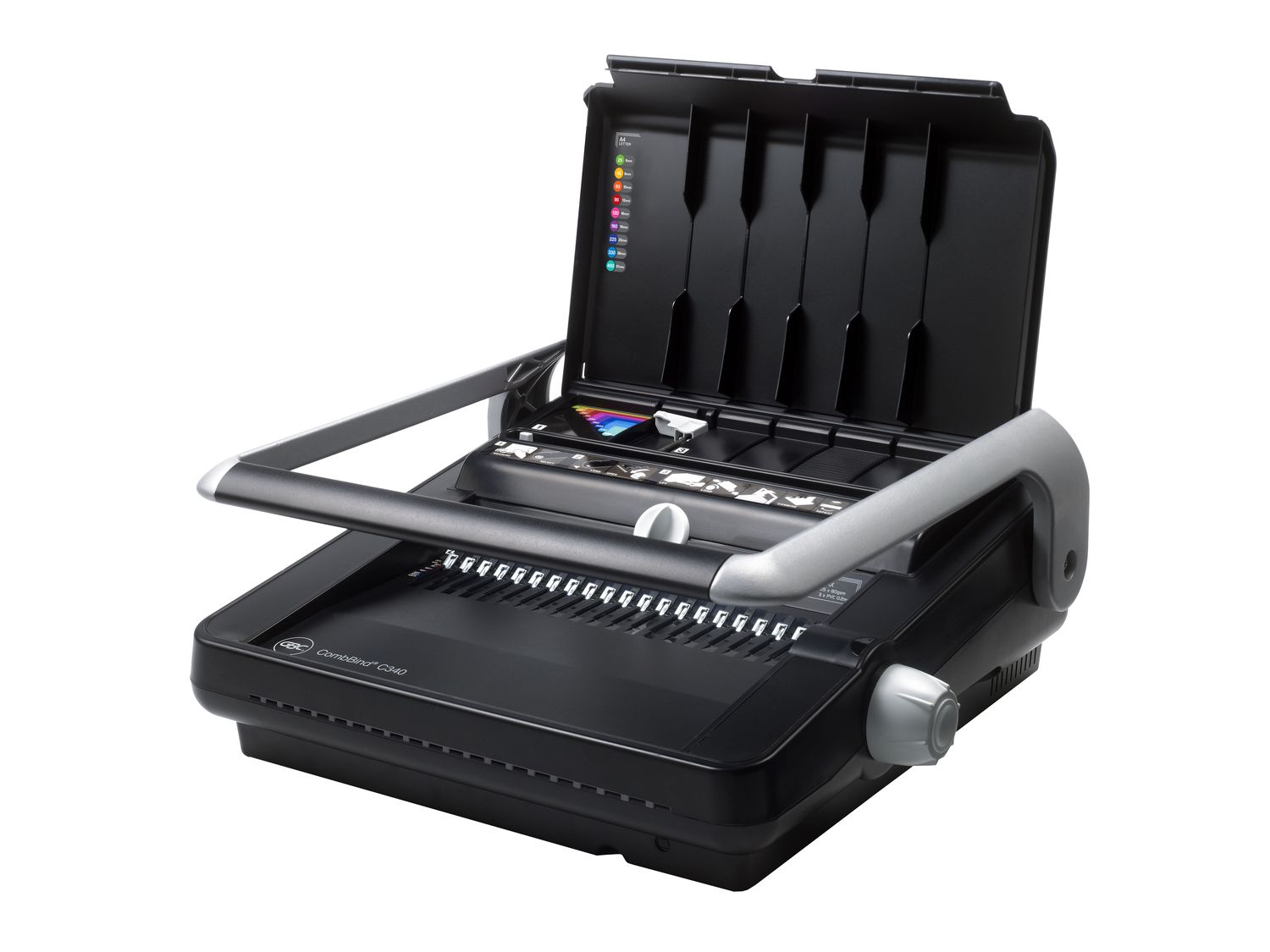 GBC CombBind C340 - Inbindmachine voor Plastic Bindruggen - Zwart/Zilver