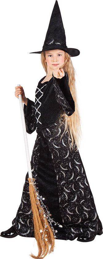 Vegaoo Boland - Midnight Witch Costume - Kids - 10-12 Years - Halloween