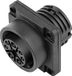 binder 09 6504 000 08 Ronde connector Koppeling, recht Totaal aantal polen: 8 Serie (ronde connectoren): HEC 1 stuk(s)