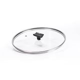 Moneta Nova plat deksel met roestvrijstalen rand, 30 cm