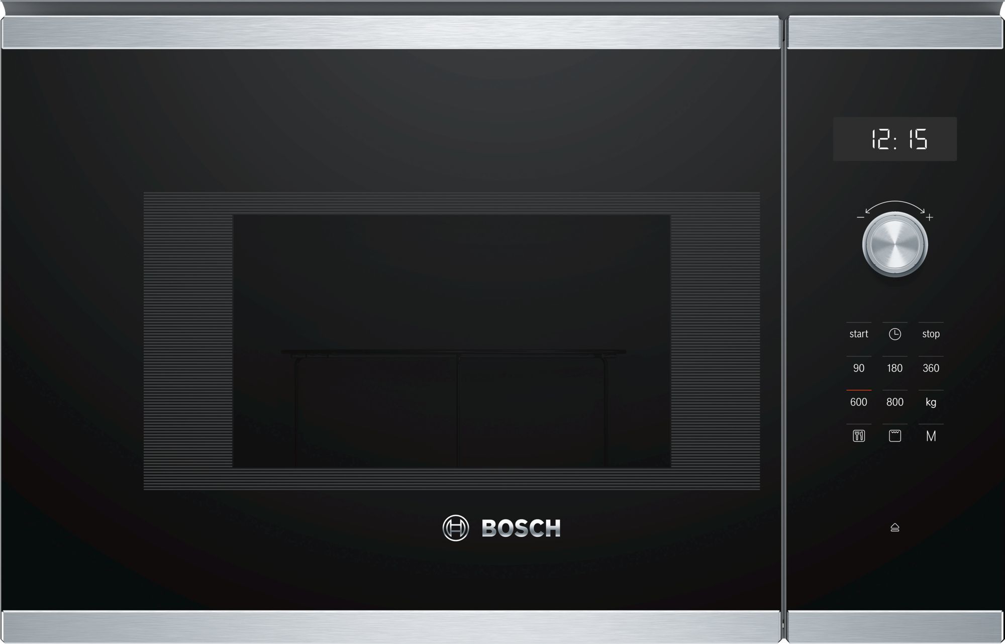 Bosch Serie 6 BEL524MS0 - Inbouw Grill-magnetron - 20L - 800W - Zwart/RVS