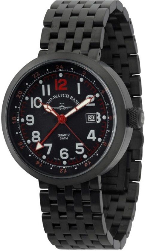 Zeno-Watch Zeno-Watch Mod. B554Q-GMT-bk-a17M - Horloge