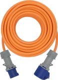 Brennenstuhl 1167650425 Stroom Camping-CEE-verlengkabel Blauw, Grijs, Oranje 25 m H07RN-F 3G 2,5 mm²
