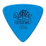 431R1.0 Dunlop Tortex Triangle Blue 1.0mm Plectrums