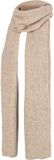 Sarlini Sjaal dames Taupe Wol Gestreept