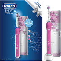 Oral-B Oral-B Smart 4 -4500- Elektrische Tandenborstel Roze Powered by Braun