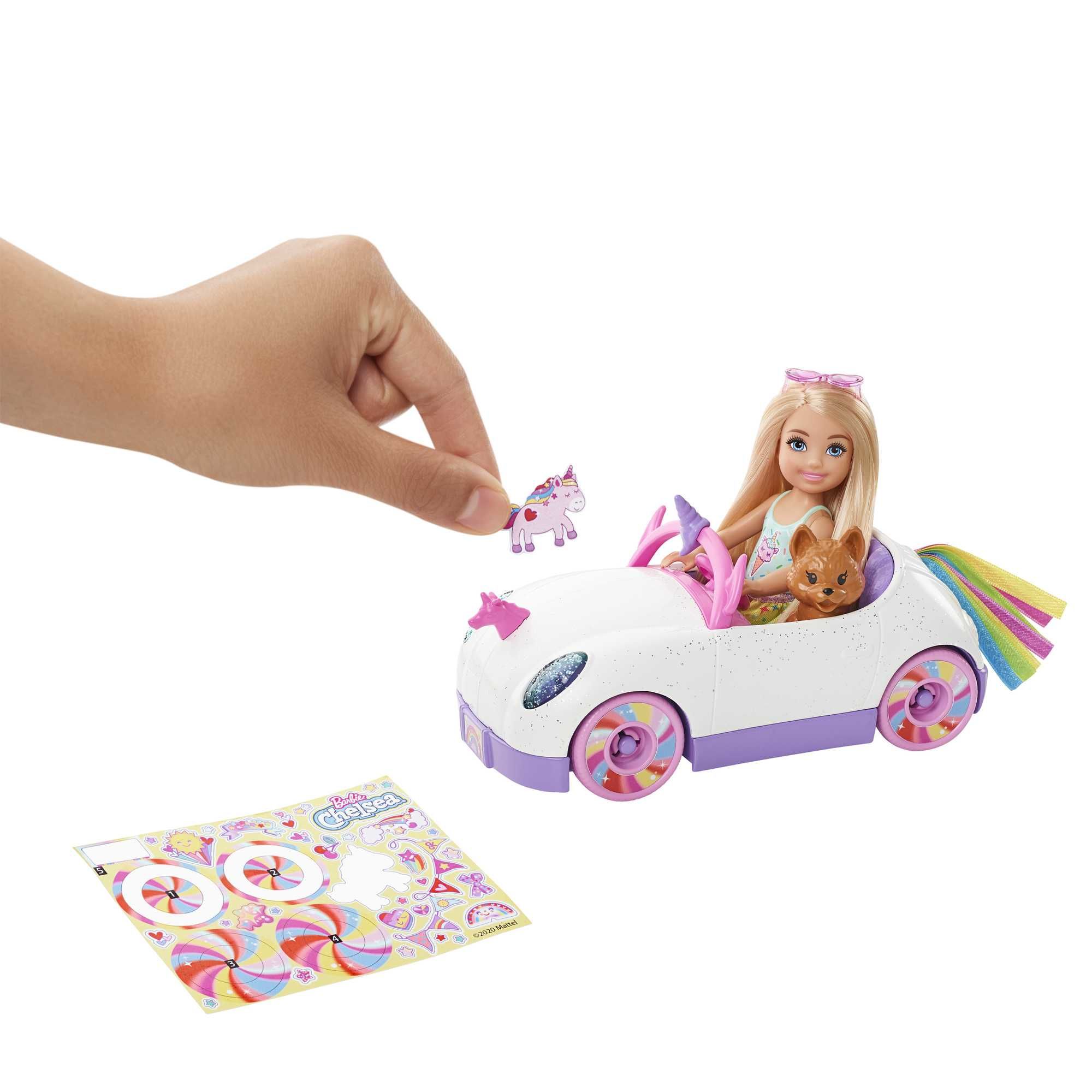 Barbie Chelsea Pop en Auto - Meerkleurig - 3+ Jaar