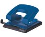 Centra 623684 perforator (HP30, metaal, voor 30 vellen, met aanslagrail) blauw