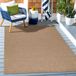 Ayyildiz Tapis d'extérieur et de terrasse Beige 120x170 cm Tapis d'extérieur, design vintage, tapis pour terrasse, balcon ou cuisine, dos en polypropylène