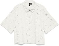 VERO MODA VMELIZA SHORT 2/4 SLEEVE SHIRT WVN NOOS Blouse Dames S Katoen Wit