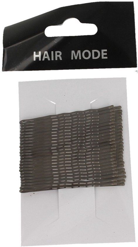 Hair Mode Schuifspeldjes Bruin 24ST