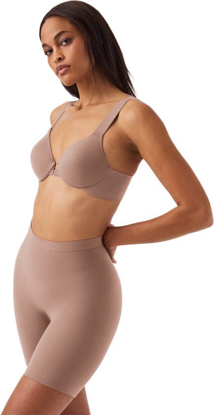 SPANX Everyday Seamless Shaping Short - Dark Nude - Size L