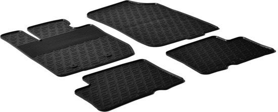Gledring Rubbermatten Dacia Duster 2010-2015 (G profiel 4-delig + montageclips)