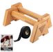 Parallettes poignees en bois - 30 cm - Pieds antidérapants - Avec ruban adhésif - Calisthénie