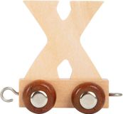 Small Foot - Houten Lettertrein - X - 12 stuks