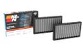 K&N Filtre d'habitacle compatible avec Toyota bZ4X 2021- & Subaru Solterra 2022- (jeu de 2) (VF1019)