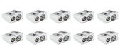 TSI Dubbele puntenslijper van aluminium, 10 stuks, art.nr. 45448-A