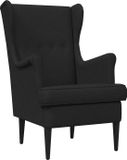 vidaXL Fauteuil Zwart Stof