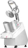 HENDI Heavy duty groentesnijder – krachtige motor – veiligheidssystemen – 5 messen – aluminium en roestvast staal