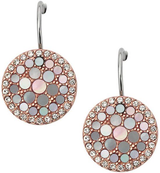 Fossil JF01737791 Oorhangers - goud