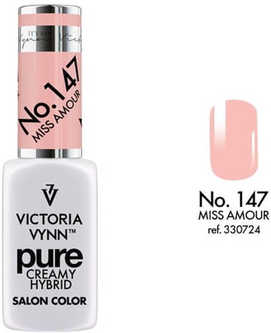 VICTORIA VYNNâ„¢ Gel Nagellak - Gel Polish - Pure Creamy Hybrid - 8 ml - Miss Amour - 147