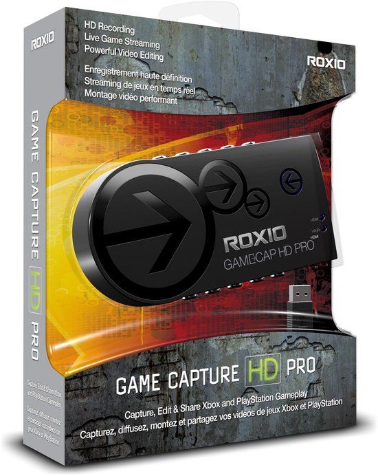 Corel Roxio Game Capture HD Pro - Xbox One + Xbox 360 + PS4 + PS3