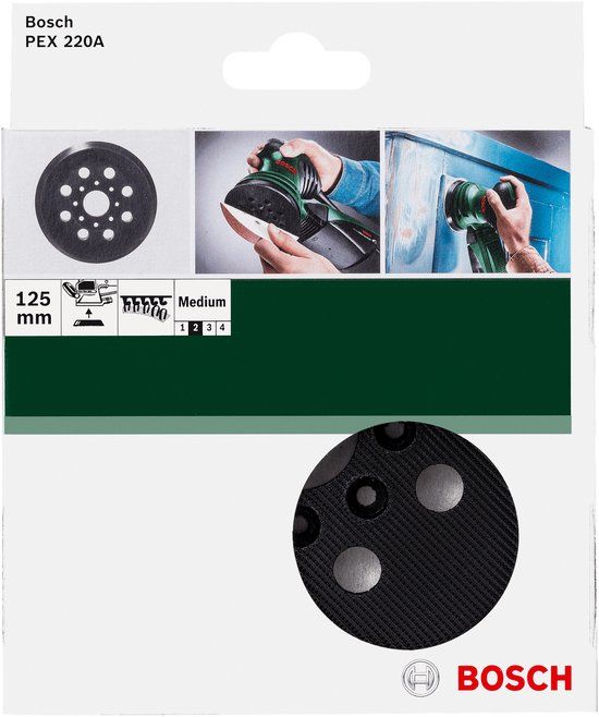 Bosch Zubehör Bosch Systeem Accessoires PEX 220 A Schuurplateau middel 125 mm