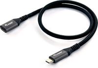 Equip USB-kabel 0,5 meter USB 3.2 Gen 2 USB C Zwart