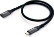 Equip USB-kabel 0,5 meter USB 3.2 Gen 2 USB C Zwart