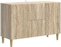 vidaXL Dressoir Sonoma Eiken 89 x 34,5 x 60 cm Bewerkt hout