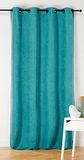 Linder Paneel Gordijn met Oogjes, Polyester, Blauw, 140 x 260 cm