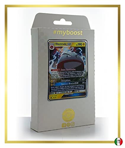 my-booster Electrode-GX 48/168 - #myboost X Sole E Luna 7 Tempesta Astrale - Doos met 10 Pokemon Italiaanse kaarten