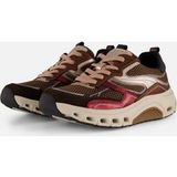 Gabor Gabor Rollingsoft Sneakers rood Metallic Suède