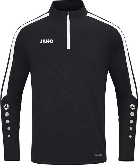 Jako Power Ziptop Heren - Zwart Maat L