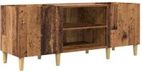 vidaXL Meuble de rangement 121 x 38 x 48 cm Bois traité Bois vieilli