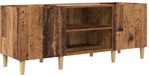 vidaXL Meuble de rangement 121 x 38 x 48 cm Bois traité Bois vieilli