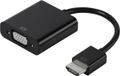 Vivanco VVVADHDMIVGAMF adaptateur de câble vidéo 0,1 m HDMI Type A (Standard) VGA (D-Sub) Noir