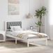 Maison Exclusive - Cadre de lit, gris clair, 90 x 190 cm, pin massif