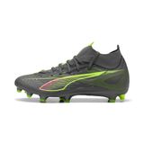 Puma Ultra 5 Match+ Fg/ag Chaussures de football femme Argent vieilli mat / Alerte jaune / Argent vieilli EU 37 1/2