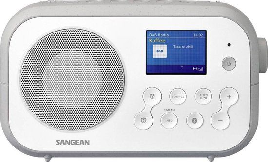 Sangean Traveller 420 - DPR-42BT - Draagbare radio met DAB+/FM, batterijlader en Bluetooth - Grijs