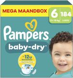Pampers Baby Dry Maat 6 Mega Maandbox 184 Stuks 13-18 KG