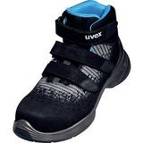 uvex 68325 gel. klett S1 PU W12 Gr:51 6832551 Chaussures de sécurité hautes S1 Taille de chaussure (UE) : 51 Bleu, Noir 1 pièce(s)