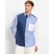 OLYMP Casual Regular Fit Chemise bleu, bicolore