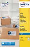 Avery J8165-40 etiketten voor inkjetprinters, 99,1 x 67,7 mm, 320 stuks, wit