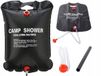 Douche solaire sans marque 20L - Portable pour le camping et l'extérieur