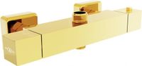 Mexen Cube thermostatische douchekraan, goud