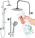 Kuchinox ENNA - Colonne de douche - Chrome - Ergonomique - Anticalcaire