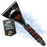 HEYNER® IJskrabber extra breed messing lemmet, met aangename zachte grip | van polycarbonaat, handschoen maat 11