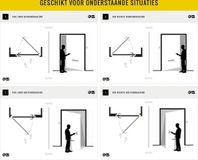 Lips Serrure de toilette 8 x 72mm série 2486-17U20-50