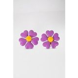 Moschino Boucles d'oreilles Mauve Taille : OS | Boucles d'oreilles Outlet | Femme | Mauve